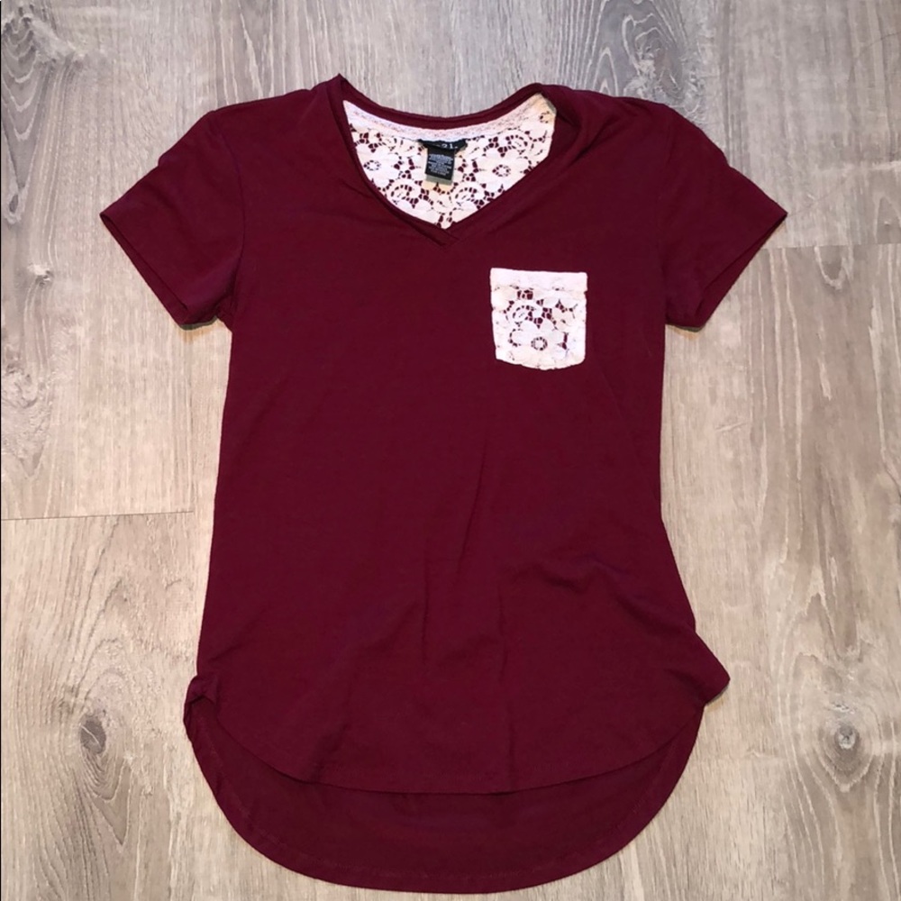 Maroon Short Sleeve